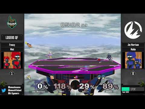 Smash Sauna Online: Frenzy MINT vs. Jim Morrison Mahie Losers Quarters