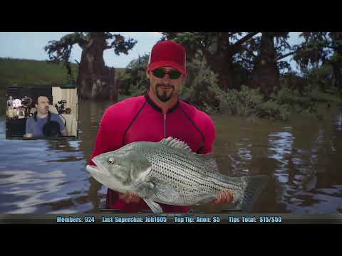 Bassmaster CHILL Gameplay: Oct. 30, 2022 pt2 - Fun Convos & Big Catches! THANKS for 3 Months! (fin)
