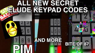 All NEW Elude Keypad Secret Easter Egg Codes (i think) Slap Battles Roblox