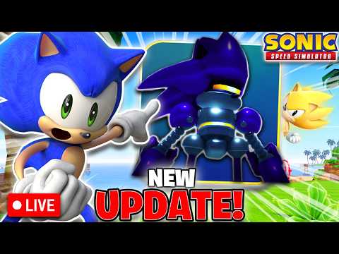 LIVE Playing NEW UPDATE in Sonic Speed Simulator!