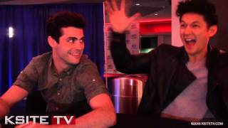 Matthew Daddario & Harry Shum Jr. at WonderCon - Shadowhunters