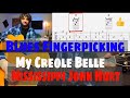 Mississippi John Hurt Guitar Lesson with Tabs - My Creole Belle Fingerpicking Blues