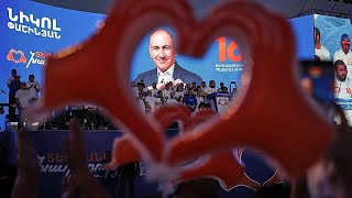 Nikol Pashinyan celebra una victoria histórica en las decisivas elecciones en Armenia