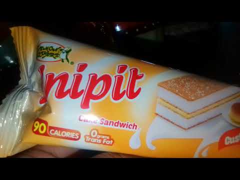Inipit cake sandwich | Custard flavour | Marjorie Guisando #shorts