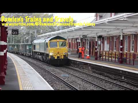 Freightliner Class 66 No. 66610 Drivers Swapping at Kettering Railway Station, 1st November 2023