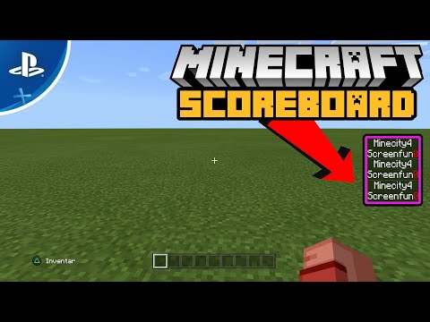 Screenfun - Create Minecraft SCOREBOARD 🤩 [Easy Tutorial] Minecraft Bedrock Edition