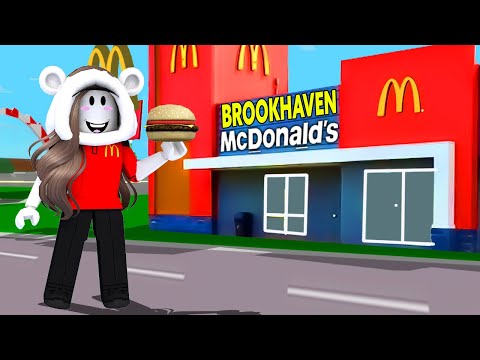 HO APERTO UN MCDONALDS SU BROOKHAVEN ROBLOX!