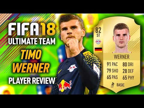 FIFA 18 TIMO WERNER (82) *PACEY* PLAYER REVIEW! FIFA 18 ULTIMATE TEAM!