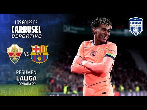 Un Barça eficaz duerme líder de LaLiga - Resumen de goles del Elche CF 1-3 FC Barcelona