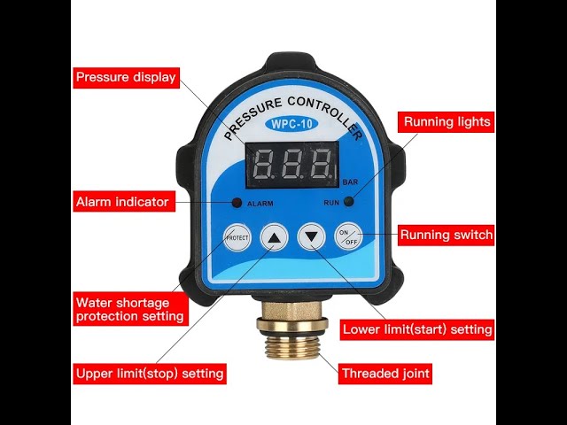 Vídeo relacionado con TROTEC Presostato electrónico TDP DS para el Control de Bombas de jardín y Agua de 1 Fase sin Enchufe de Red Interruptor de presión automático