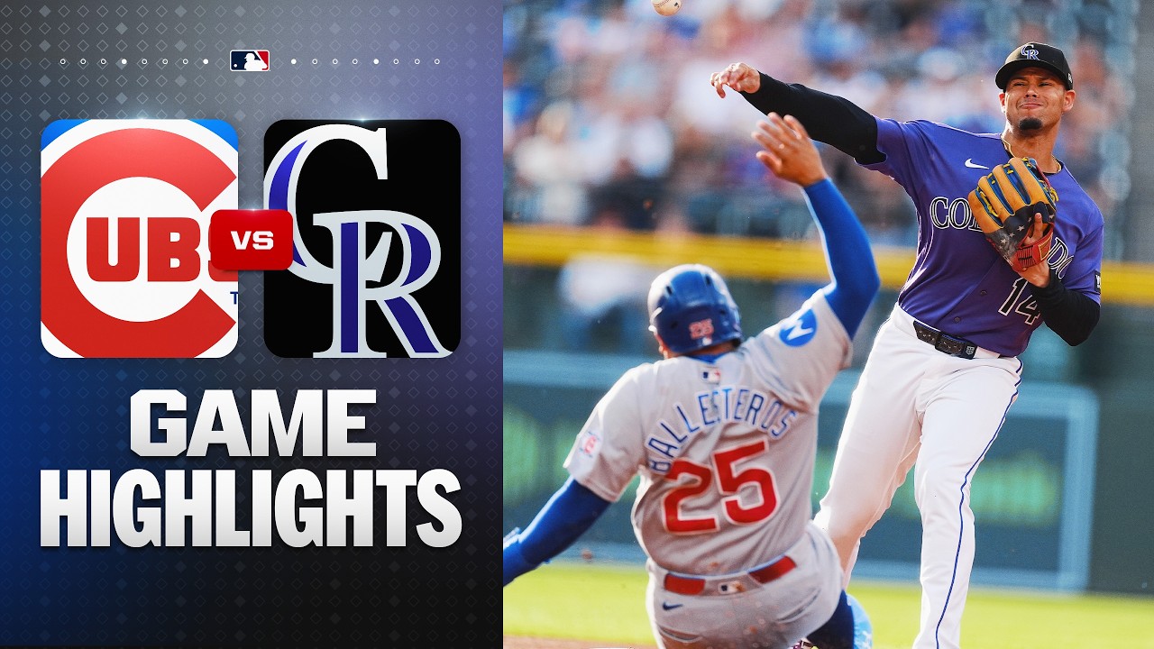 6월10일 시카고컵스 콜로라도 MLB 하이라이트