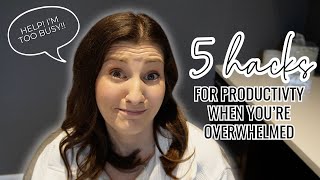 5 SIMPLE HACKS TO KEEP YOUR HOME ORGANIZED // Even If You're Super Busy!