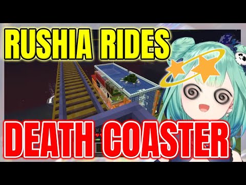 Insane VTuber Rushia rides HAACHAMA DEATH COASTER
