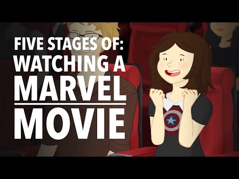 マーベル映画鑑賞の5つのステージ - HISHE Features.オンリーリー (Five Stages of Watching A Marvel Movie - HISHE Features: OnlyLeigh)