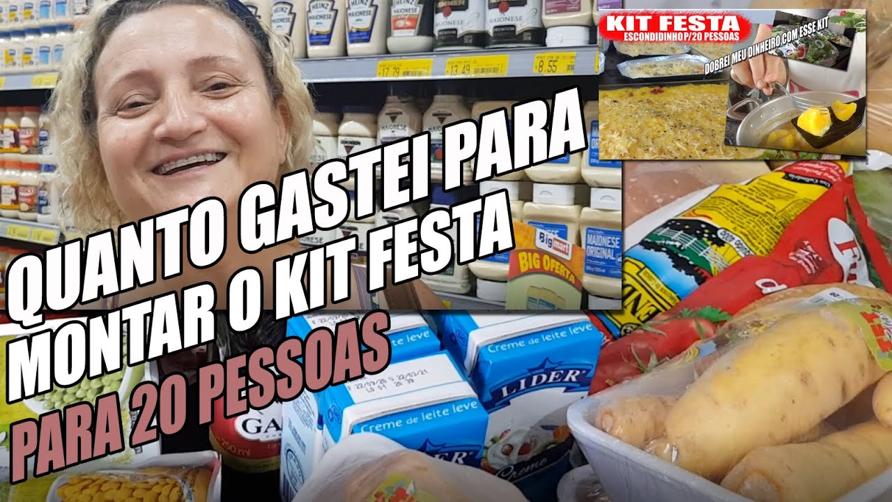 Watch Now QUANTO GASTEI NO KIT FESTA PARA 20 PESSOAS - RECEITAS DA ROSA QUANTO GASTEI NO KIT FESTA PARA 20 PESSOAS - RECEITAS DA ROSA