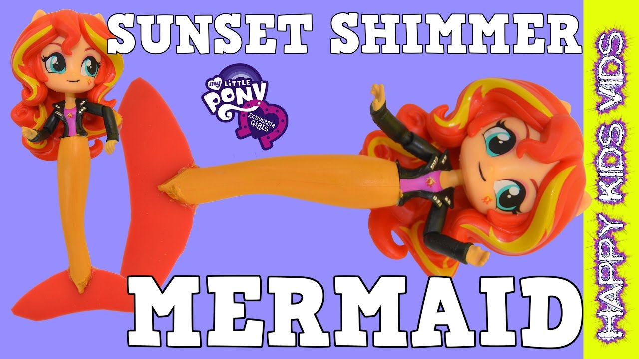Custom My Little Pony Equestria Girls Sunset Shimmer Mermaid Tutorial MLP