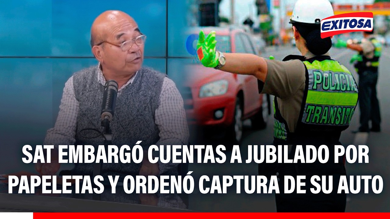 🔴🔵 SAT embargó cuentas a jubilados por papeletas y ordenó captura de su auto