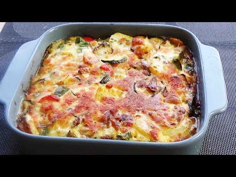 Gratin de poulet aux légumes facile et rapide