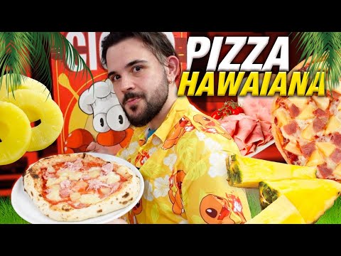 HAWAIIAN PIZZA with Pineapple 🍍 and Cooked Ham! Is it good?