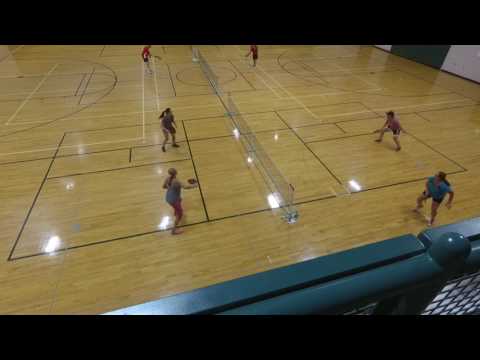 Williamston Pickleball Classic Women's 4 5/Open Brennan-Rokicsak v Schuh-Rakowski Games 1&2 Part 1