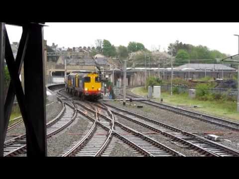 DRS 20302+20304. 6C53. Carnforth Station. 18/05/13