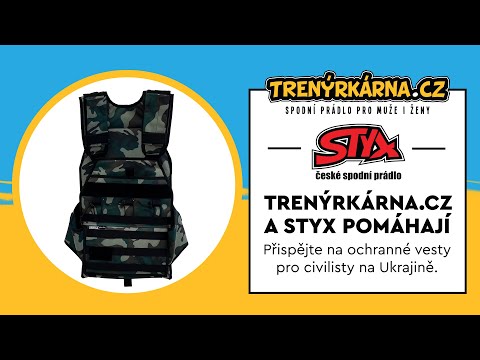 Trenýrkárna.cz a česká značka STYX pomáhají Ukrajině