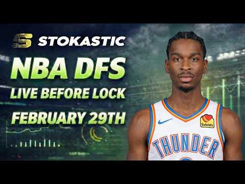 NBA DFS Live Before Lock (Sunday 3/1/26) | DraftKings & FanDuel NBA Lineups