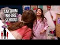 8 Year Old Throws A TANTRUM Before School Supernanny USA