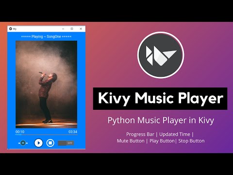 Kivy Music Player | Switch and Volume Slider in Kivy | Part - 4