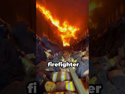 Most intense firefighter training😨