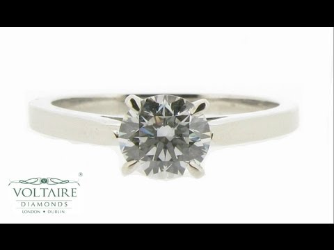 Four Claw Solitaire Engagement Ring in Platinum - ER 1081