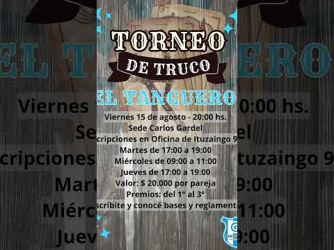 Viernes 15/08/25. 20 hs. Calchaqui, Prov. de Santa Fe. #locosxeltruco #truco #trucoargentino
