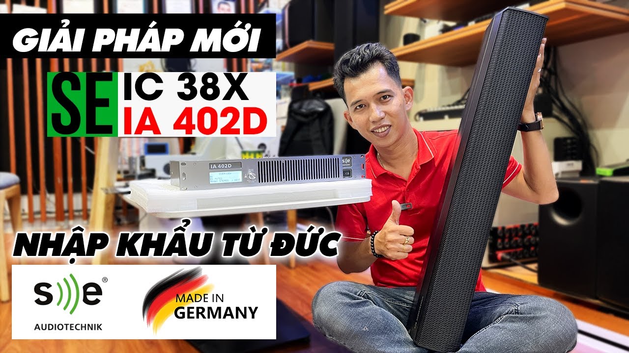video Cục đẩy công suất SE Audiotechnik IA-402D chính hãng 0