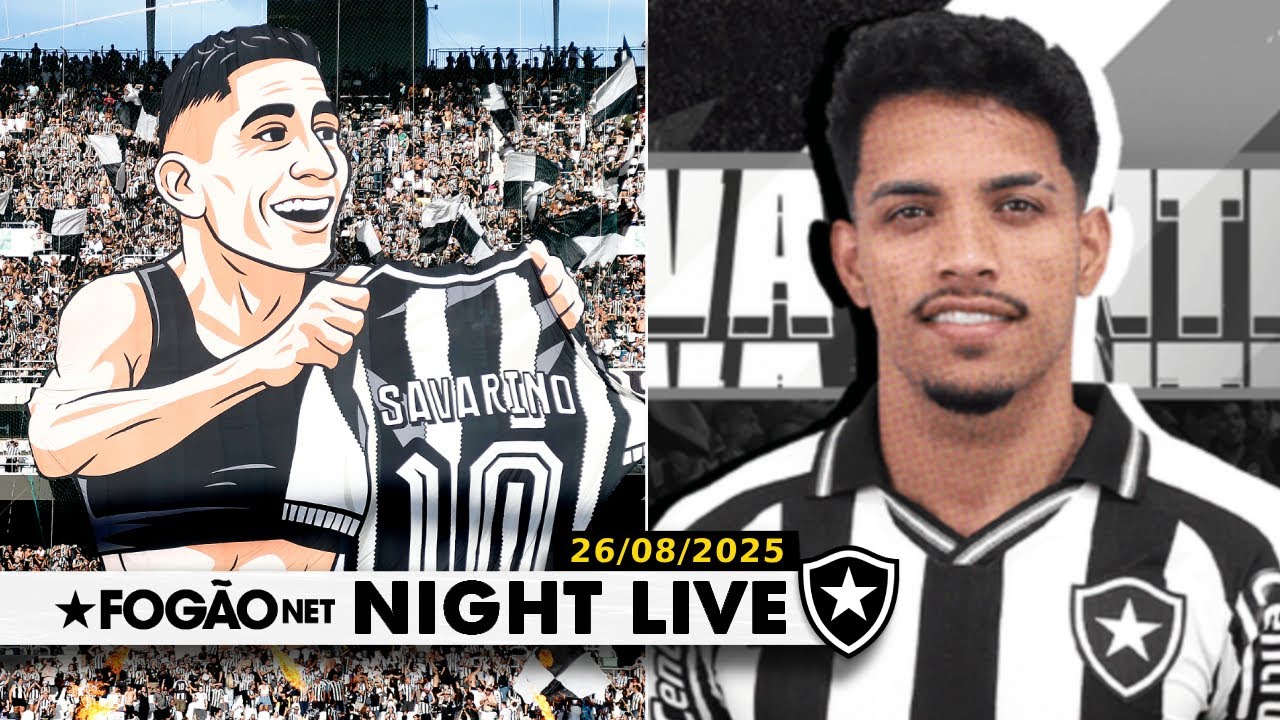 NIGHT LIVE | Savarino decide ficar; Gabriel Bahia é anunciado; véspera de Vasco x Botafogo NIGHT LIVE | Savarino decide ficar; Gabriel Bahia é anunciado; véspera de Vasco x Botafogo