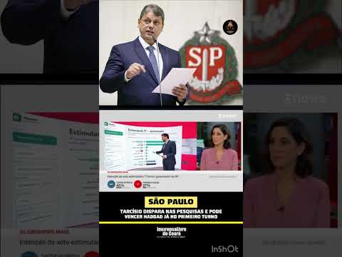 Tarcísio dispara nas pesquisas e pode vencer Haddad já no primeiro turno