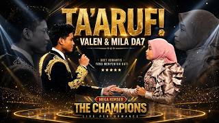 Download lagu Momen Ta'aruf Valen & Mila DA7! Pegangan Tangan Bikin Satu Studio Histeris di Mega Konser Champions mp3