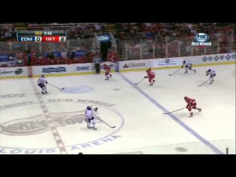 Datsyuk, Cleary and Abdelkader - Stuck in Neutral vs Oilers