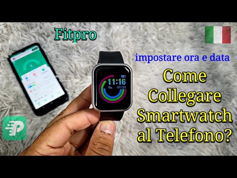 Come Collegare Smartwatch al Telefono? | Orologio Intelligente Impostare Ora Y68 D20