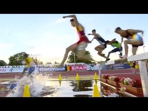 Boys 2000m Steeplechase at U18 European Champ - Győr 2018