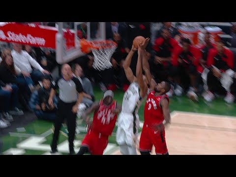 Raptors Highlights: Ibaka Blocks Antetokounmpo And Buries The Triple - January 5, 2019
