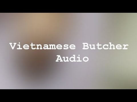 Vietnamese butcher (Audio only)