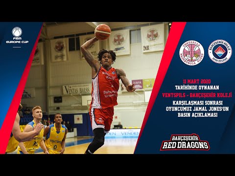 Ventspils - Bahçeşehir Koleji | Jamal Jones Basın Açıklaması