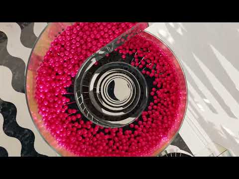 120000 Balls on stair - Blender Rigid body simulation