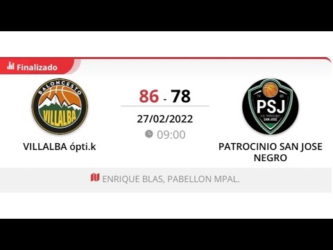 Infantil masc 08 B VILLALBA OPT.K - PATROCINIO SAN JOSÉ