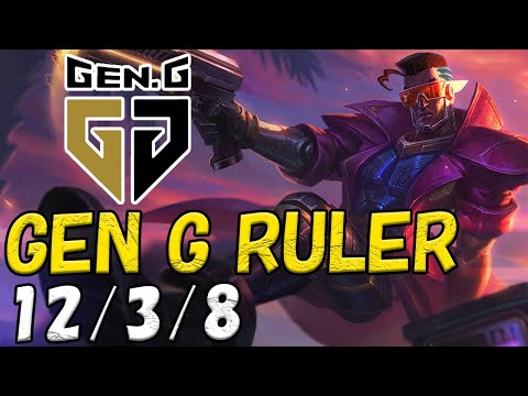 Gen.G Ruler ルシアン(Lucian) VS カリスタ(Kalista) BOT ADC patch 12.21 KR RANK
