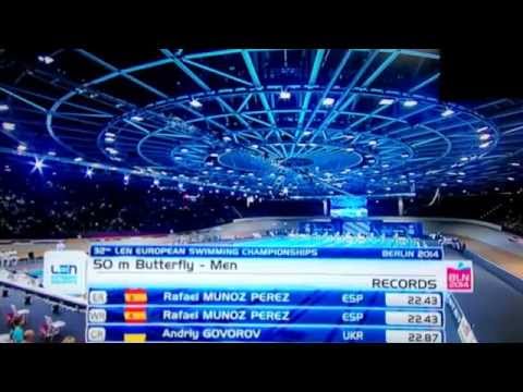 Berlin 2014 Swimming final 50m butterfly - men
