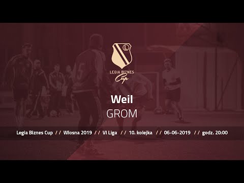 Skrót spotkania Weil - GROM ( Legia Biznes Cup Wiosna 2019 )