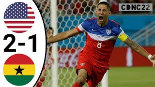 USA vs Ghana 2-1 All Goals & Highlights (Engli