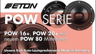Alles zum Thema ETON POW Auto Lautsprecher – mit dem neuen POW 80!