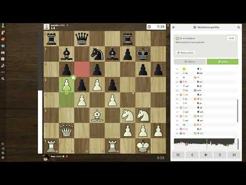 La mia scalata oltre i 2000 chess.com, 77 partita